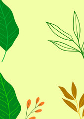 Background or wallpaper design with floral concept.