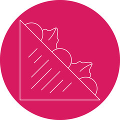 Sandwichicon single vector illustration