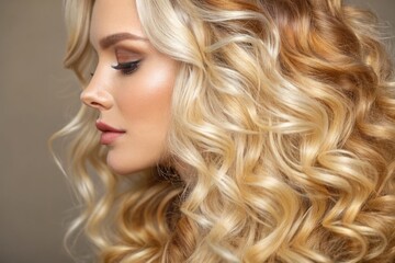 long blond hairstyle