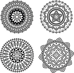 Set of  Mandala Design