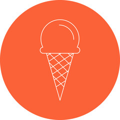 Ice Creamicon single vector illustration