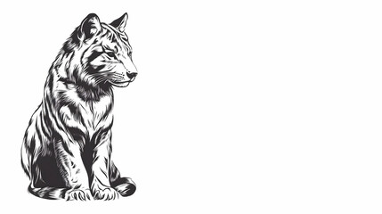 Fototapeta premium animal cute drawing illustration