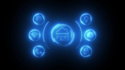 Digital business management system and process automation concept. Quality business service. Animation of icon with exclamation sign,