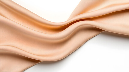 Obraz premium Smooth silk fabric background with rich texture and gentle folds background