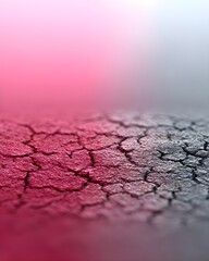 Obraz premium Abstract cracked surface with gradient background