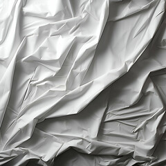 Obraz premium Sculptural Drapes An Abstract Study in White Fabric
