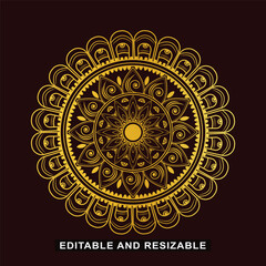 Mandala, Golden Mandala, Luxury Mandala, Mandala Vector