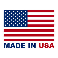 Made in the USA icons. Made in USA stamp