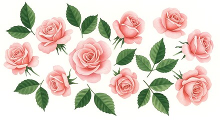 Blush & Bloom AI Generated