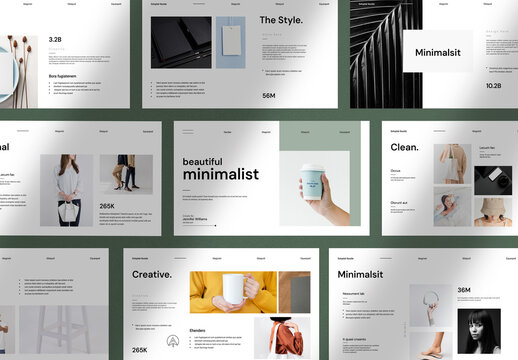 Beautiful Minimalist Presentation Template
