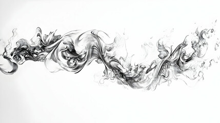 Fototapeta premium drawing flames illustration
