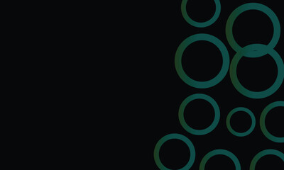 Abstract background circle green gradient modern design