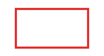Crimson Embrace The Red Line A Simple Frame Defined By Red Bold Border Scarlet Rectangle Red's Domain Boundary Of Red Contained Within Pure Red Line AI Generated