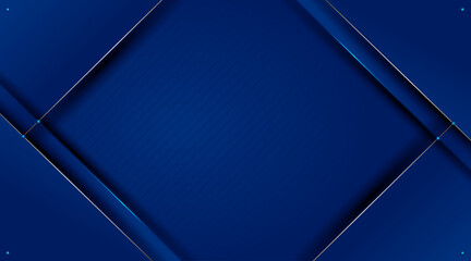 Presentation background with square shape | Creative design with line, light for corporate, banner greeting, decoration, brochure, template | Abstract modern design with navy blue colour