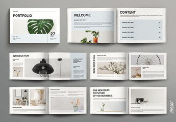 Portfolio Landscape Layout Template