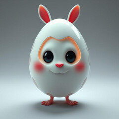 easter bunny with egg