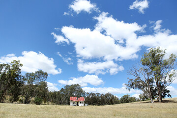 Abandoned farm house
