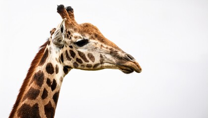 giraffe isolated on white background