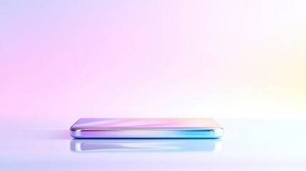 Modern phone, pastel hues