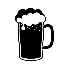 beer mug icon, beer mug line art - simple line art of beer mug, perfect for beer mug logos and icons
