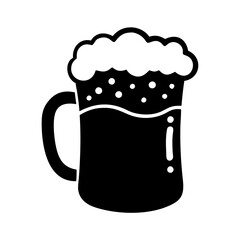 beer mug icon, beer mug line art - simple line art of beer mug, perfect for beer mug logos and icons