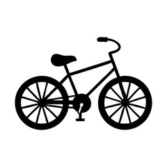 bicycle icon, bicycle line art - simple line art of bicycle, perfect for bicycle logos and icons