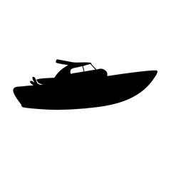boat icon, boat line art - simple line art of boat, perfect for boat logos and icons