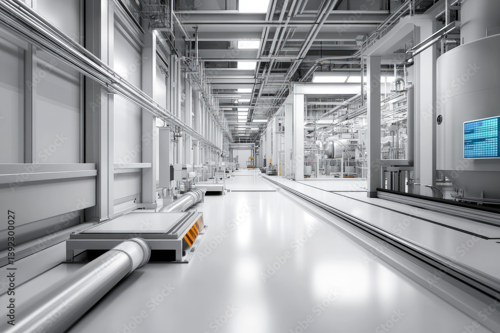 Poster optimizing industrial layouts using virtual reality interfaces for factory designers in manufacturin