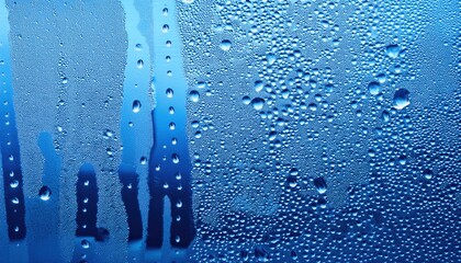 Water droplets on Glass: Capture the ethereal beauty of water droplets delicately clinging to a glass surface, an abstract composition of nature's art.