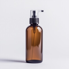 spray bottle for oil, moiturizer, fash wash, toner, essence, cleaning liquid, liquid soap on an isolated white background