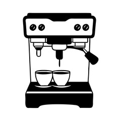 espresso machine icon, espresso machine line art - simple line art of espresso machine, perfect for espresso machine logos and icons