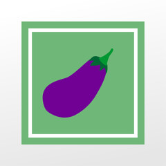 Vegetable icon art, vector, illustration, and flat design.
