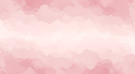 Blush Hues: A Watercolor Dream AI Generated
