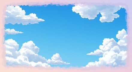 Celestial Brushstrokes: A Painted Sky AI Generated