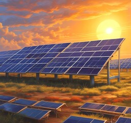 Illustration of solar panel.