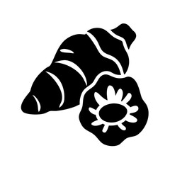 jerusalem artichoke icon, jerusalem artichoke line art - simple line art of jerusalem artichoke, perfect for jerusalem artichoke logos and icons