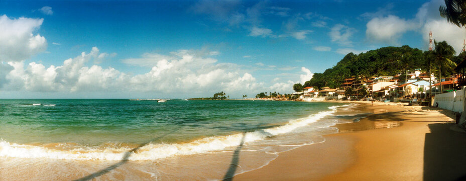 Surf on the beach, Morro De Sao Paulo, Tinhare, Cairu, Bahia, Brazil
