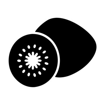 recommend clip art: kiwi icon, kiwi line art - simple line art of kiwi, perfect for kiwi logos and icons