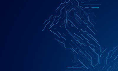 vector futuristic circuit board , Electronic motherboard , Communication and engineering concept , Hi-tech digital technology concept