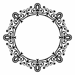 Collection of round vintage frames