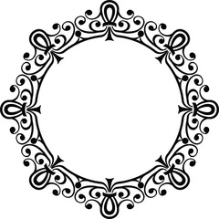 Collection of round vintage frames