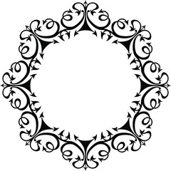 Collection of round vintage frames