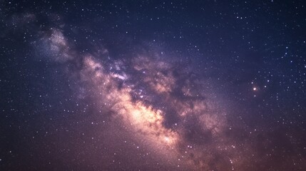 Obraz premium Night sky Milky Way galaxy starscape, cosmic background