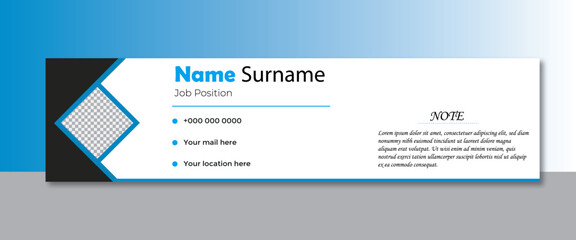 Modern Email Signature Design .