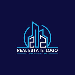 ZZ Real Estate and Construction Logo Design