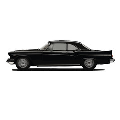 Fototapeta premium cool classic car illustration design