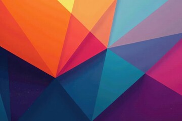 Abstract geometric shapes, modern color palette, decor, design element, lines