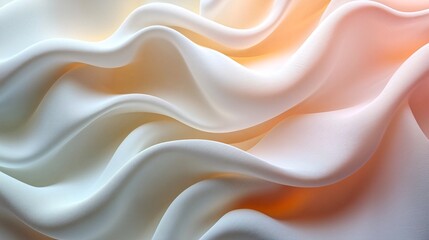 White silk flowing luster texture