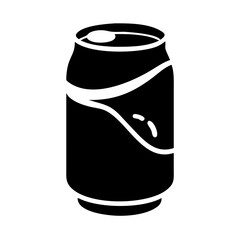 soda can icon, soda can line art - simple line art of soda can, perfect for soda can logos and icons