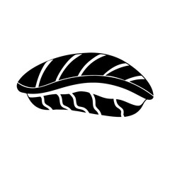 sushi nigiri icon, sushi nigiri line art - simple line art of sushi nigiri, perfect for sushi nigiri logos and icons